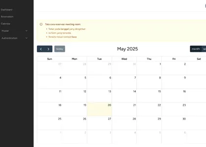 Reservation Meeting Room